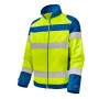Fluopro NeonYellow/Bugatti Blue High-Visibility Work Jacket