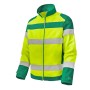 Fluopro Neon Yellow/Amazone Green High-Visibility Work Jacket