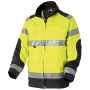 Luklight Neon Yellow/Charcoal High Visibility Work Jacket