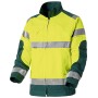 Blouson de Travail Haute Visibilité Luklight Jaune Fluo/Vert Alpin