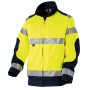 Blouson de Travail Haute Visibilité Luklight Jaune Fluo/Marine