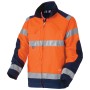 Luklight Neon Orange/Navy High Visibility Work Jacket