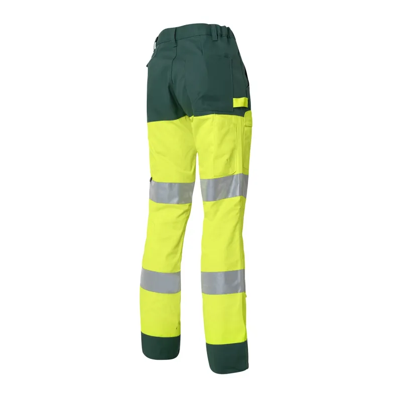 High visibility luklight trousers with knee pads - Molinel