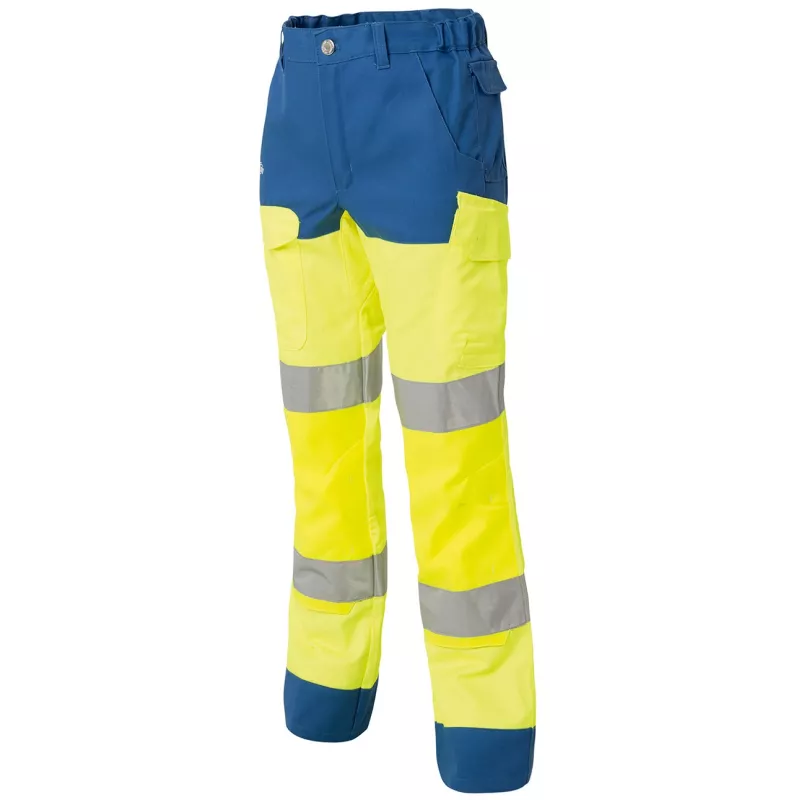 High visibility luklight trousers with knee pads - Molinel