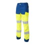 Luklight Neon Yellow/Blade Blue High Visibility Work Trousers