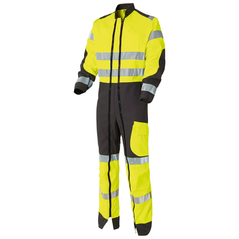 High visibility luklight double zip coverall - Molinel