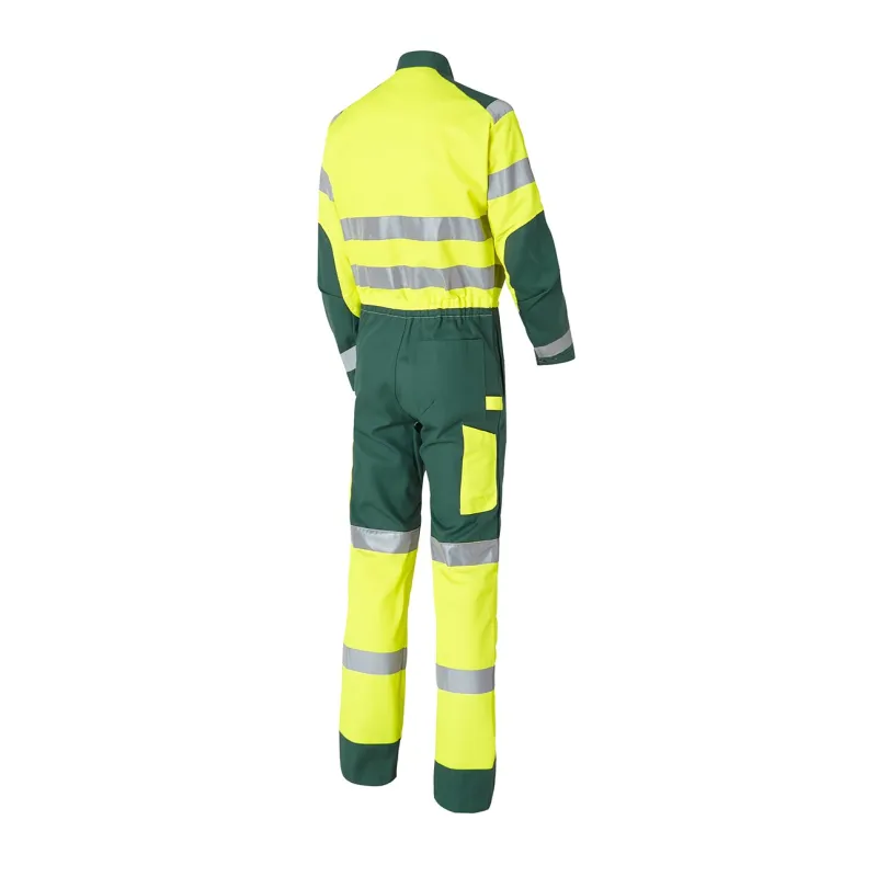 High visibility luklight double zip coverall - Molinel