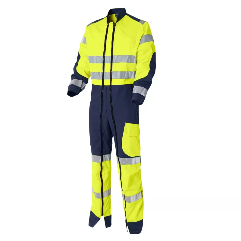 High visibility luklight double zip coverall - Molinel
