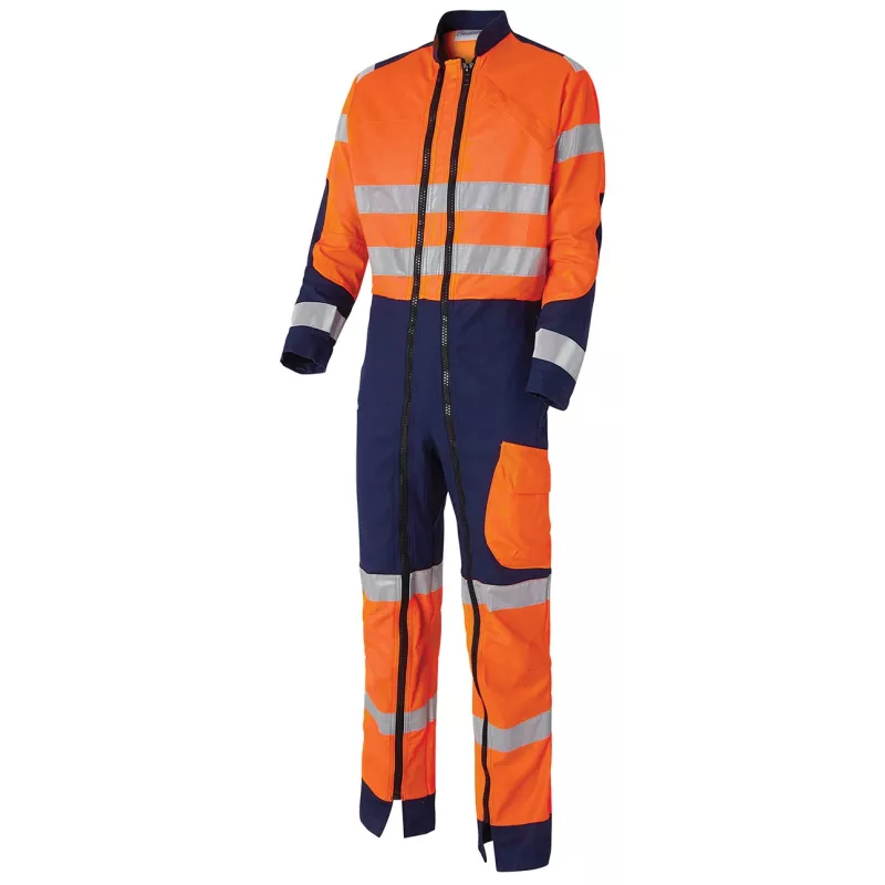 High visibility luklight double zip coverall - Molinel