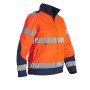 Luklight Neon Orange/Navy HV Women's Work Jacket