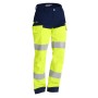 Pantalon de Travail Femme Luklight HV Jaune Fluo/Marine
