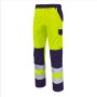 Pantalon de Travail Haute Visibilité Fluopro Jaune Fluo/Marine