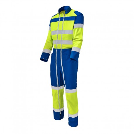 Combinaison Quick Haute Visibilite Fluopro normee ISO 20471 Molinel