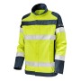 Safeline HV Neon Yellow/Navy Multi-Risk Work Jacket