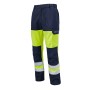Pantalon Genouillères Safeline HV Jaune Fluo/Navy
