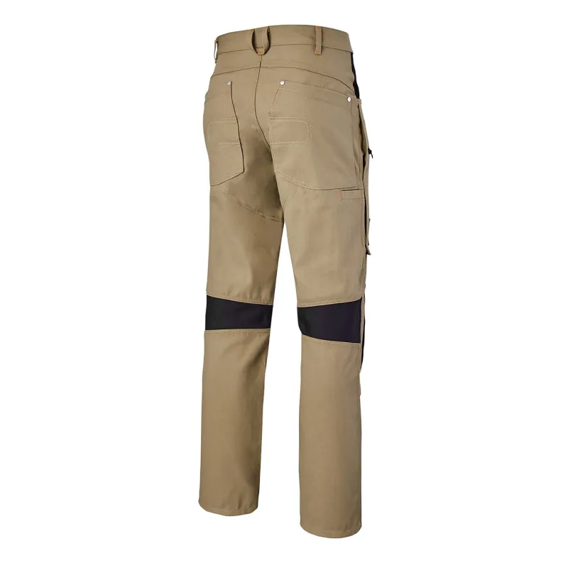 Pantalon Homme Genouillères Kaki Dynamic Fit