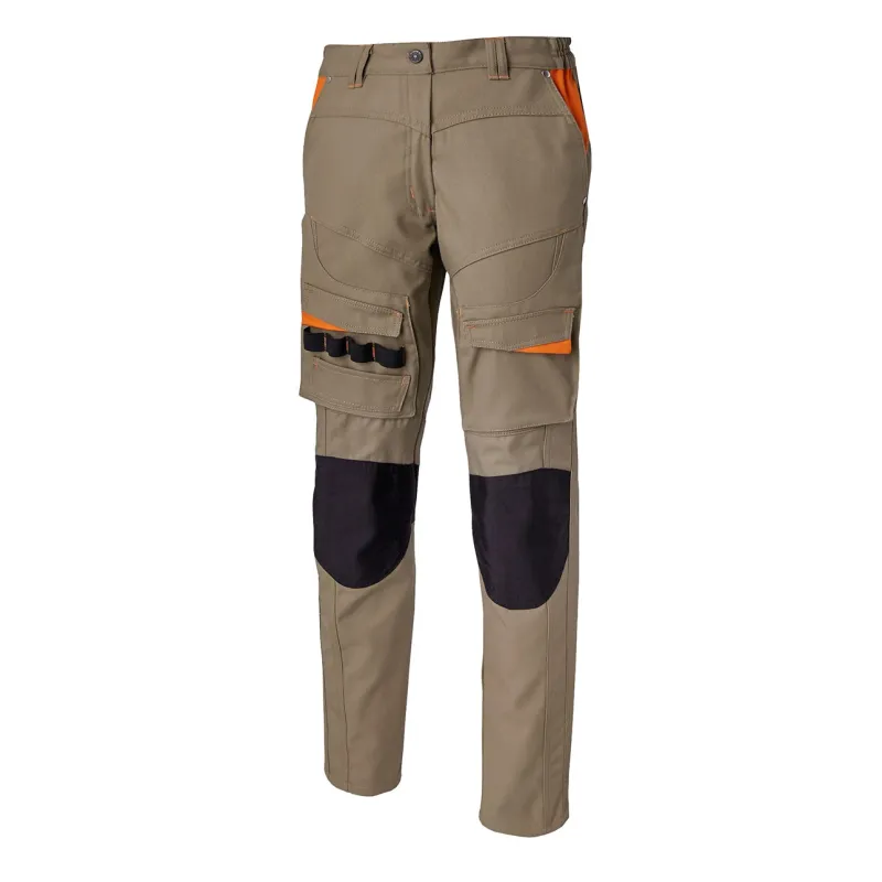  Pantalon Pro Femme Kaki Dynamic Fit