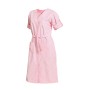 Blouse de Travail Femme Josy Manches Transformables Rayé Rose
