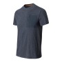 T-Shirt Manches Courtes Col Rond Bleu