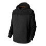 Charcoal Dual-Material Sweatshirt