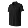 Black Cordura Technical Short-Sleeved Polo Shirt