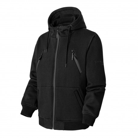 Blouson Sweat Chaud Polaire Noir - Survival PULS² - Molinel