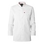 Veste de Cuisine Homme Crush Manches Longues Blanc/Rouge