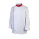 Veste de Cuisine Homme AJIK Blanc & Rouge