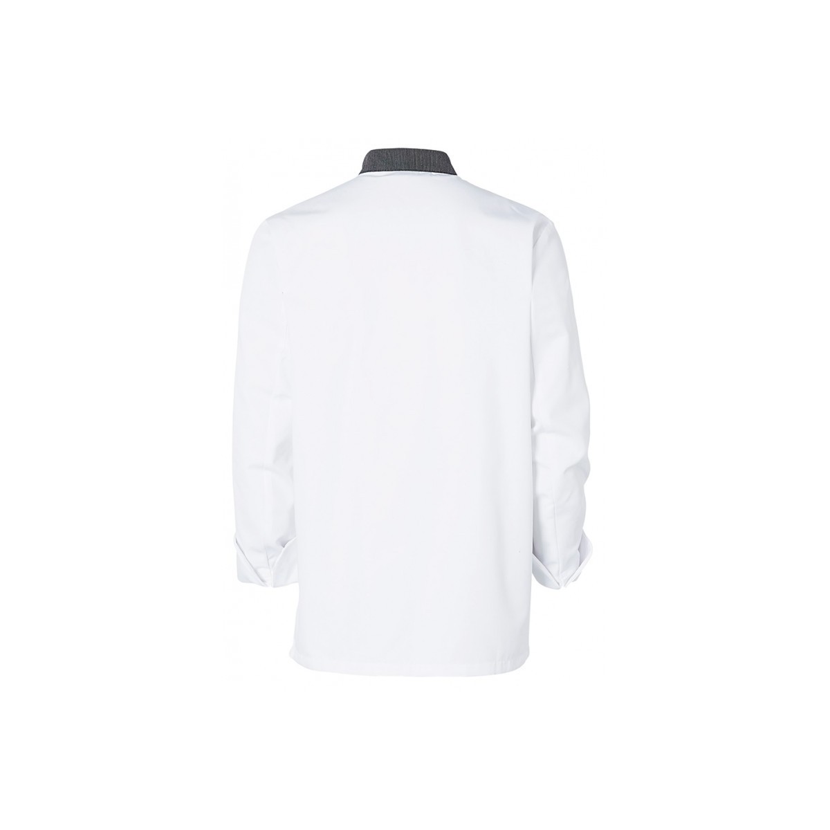 Veste de Cuisine Homme AJIK Blanc & Noir
