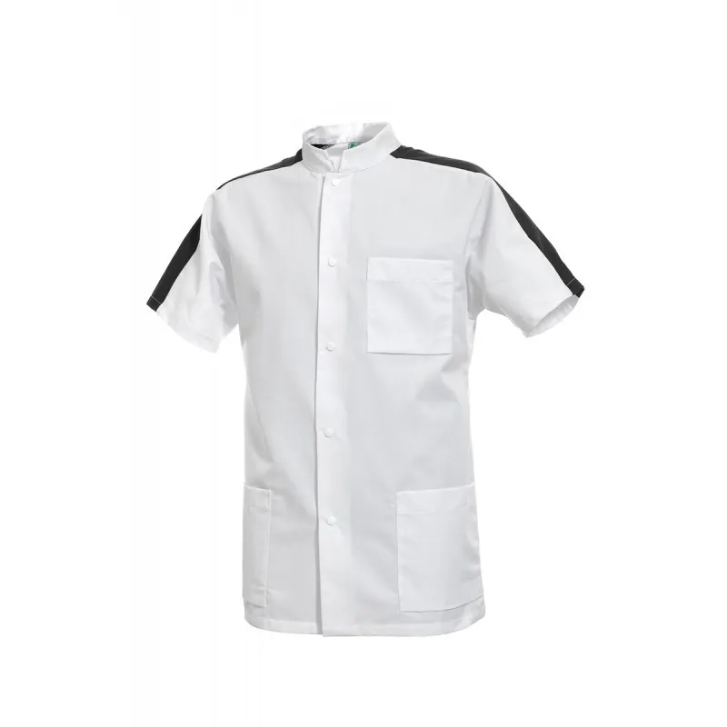 Tuniques homme STEEVE blanc & charbon