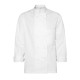 Veste Blanche de Cuisine PREMS Coton pour Homme à Manches Longues