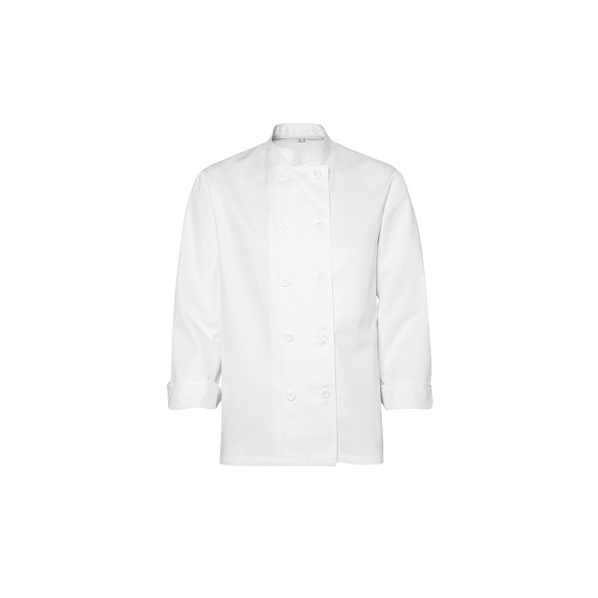 Veste Blanche de Cuisine PREMS Coton pour Homme à Manches Longues