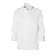 Veste Blanche de Cuisine PREMS Coton/Poly pour Homme à Manches Longues