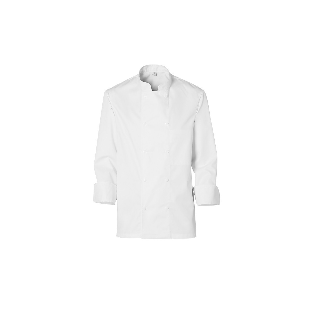 Veste Blanche de Cuisine PREMS Coton/Poly pour Homme à Manches Longues