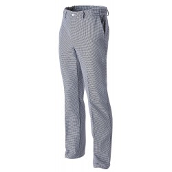 Pantalon de Cuisine PREMS Homme Polyester/Coton Pied de Poule