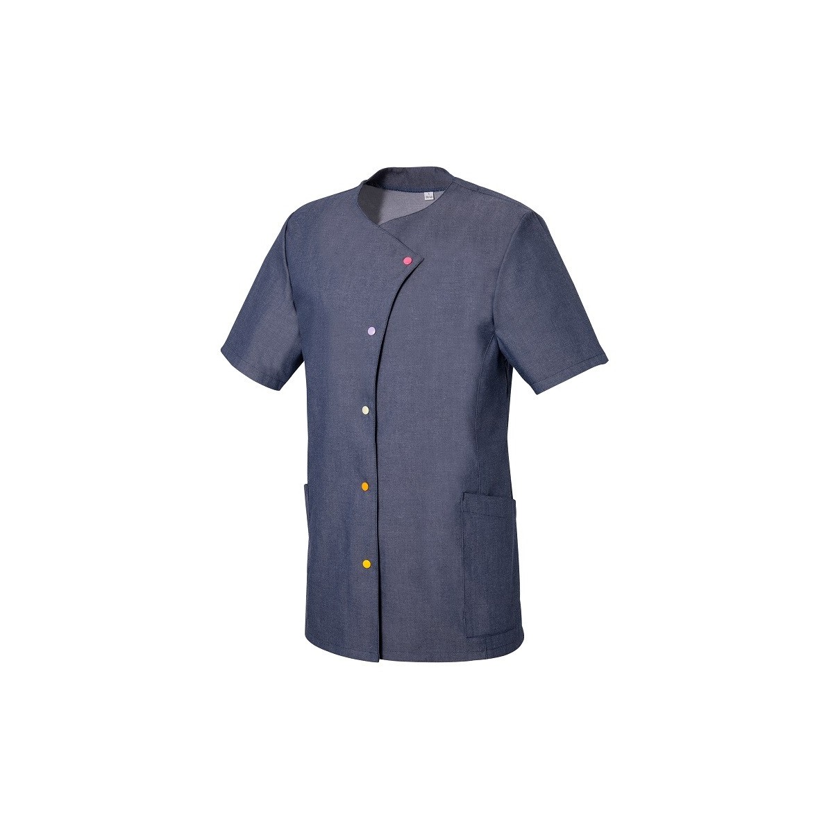 Tunique Femme Manches Courtes Justine Bleu Jean
