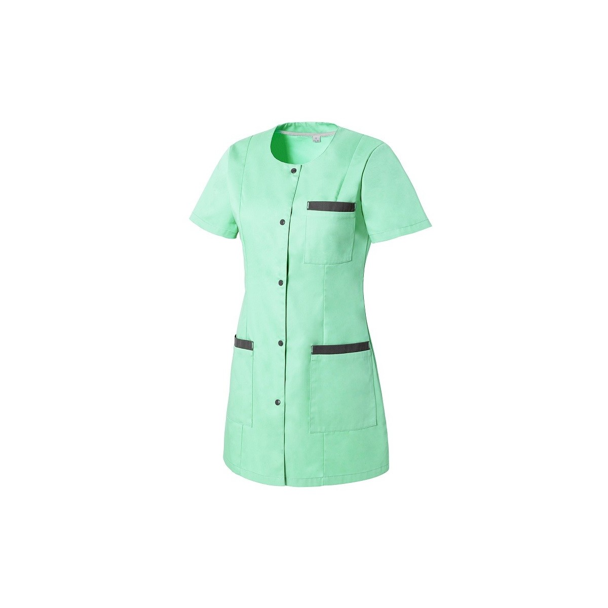 Tunique Pro Femme Carole Manches Courtes Vert & Charbon Molinel