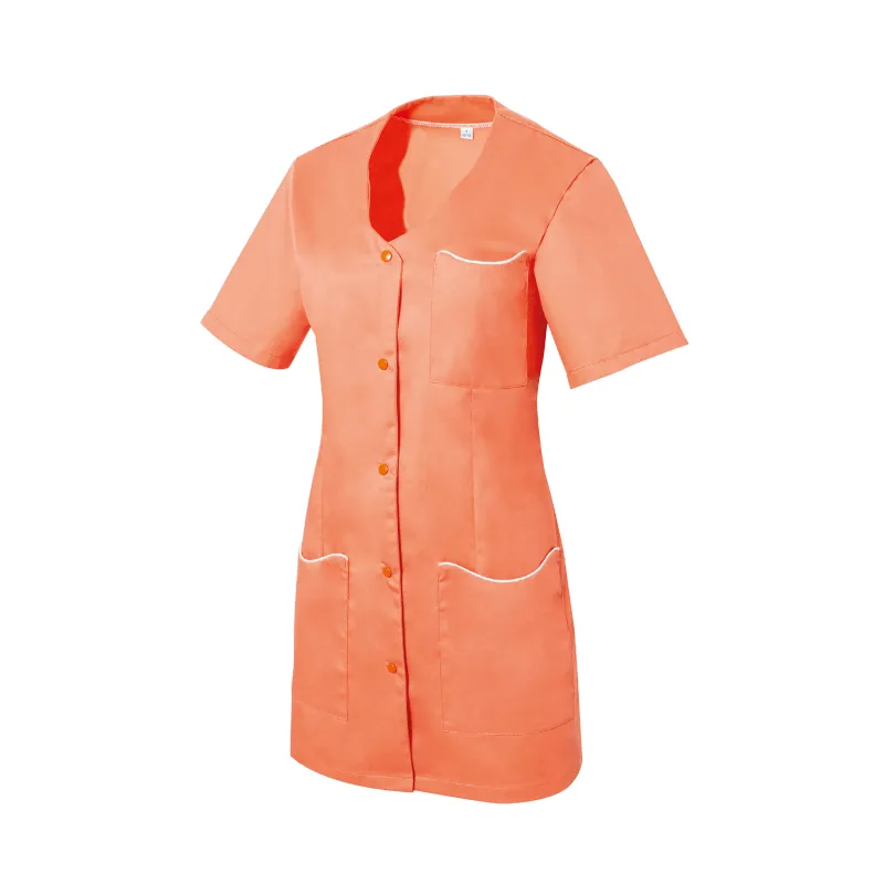 Tuniques Femme LAURIE manches courtes Fleur d'oranger & Blanc Hasson