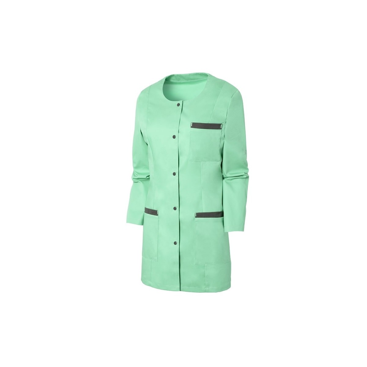 Tunique Femme Verte & Charbon Manches Transformables
