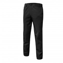 Vêtements de cuisine  Pantalon de cuisinier élastique noir PR553