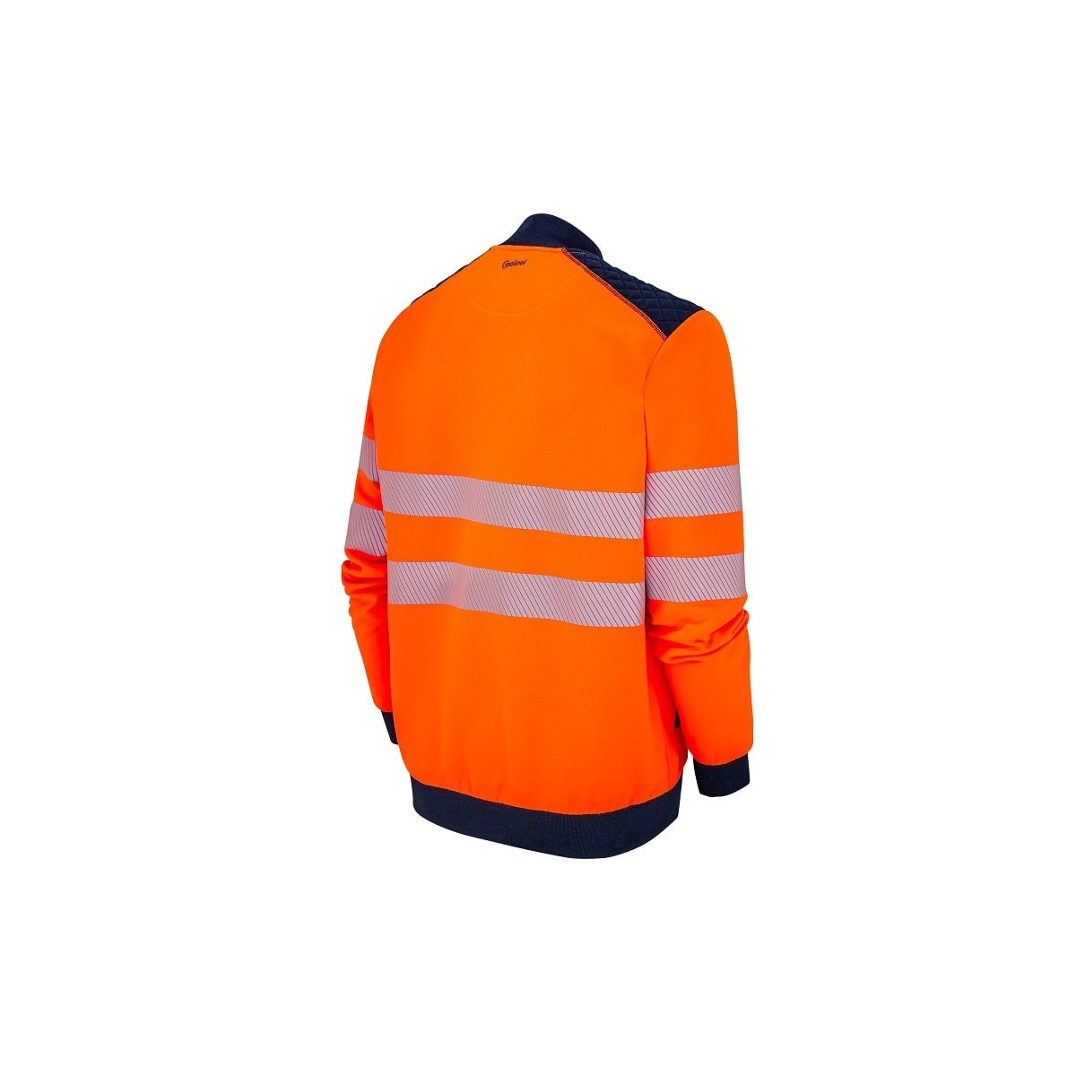 Sweat zippe Luklight Orange HV Col montant Molinel