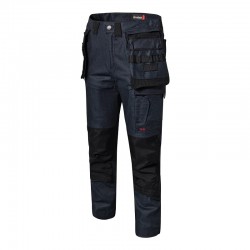 Pantalon FAMOUS FORCE version CONFORT Denim Bleu enduit