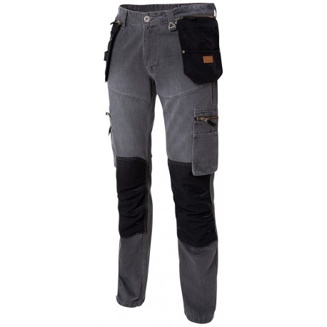 Denim kneepad jeans with holster pockets Molinel