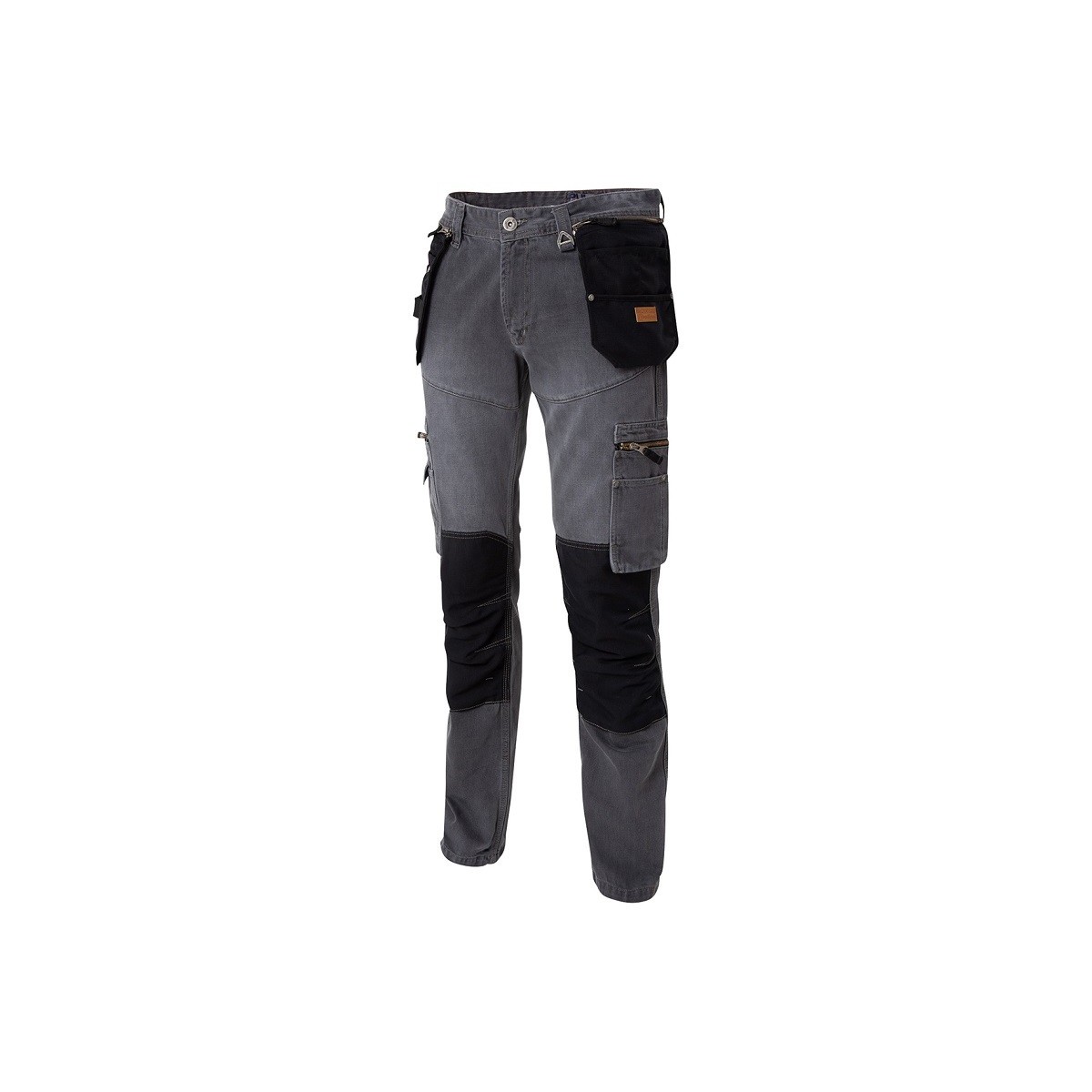 Denim kneepad jeans with holster pockets - Molinel