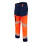 R'Flex Neon Orange/Navy High Visibility Work Trousers