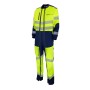 Combinaison de Travail Haute Visibilité R'Flex Jaune Fluo/Marine