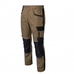 Pantalon Genouillères Professionnel Evolve - Beige & Noir