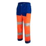 Luklight Neon Orange/Bugatti Blue High Visibility Work Trousers