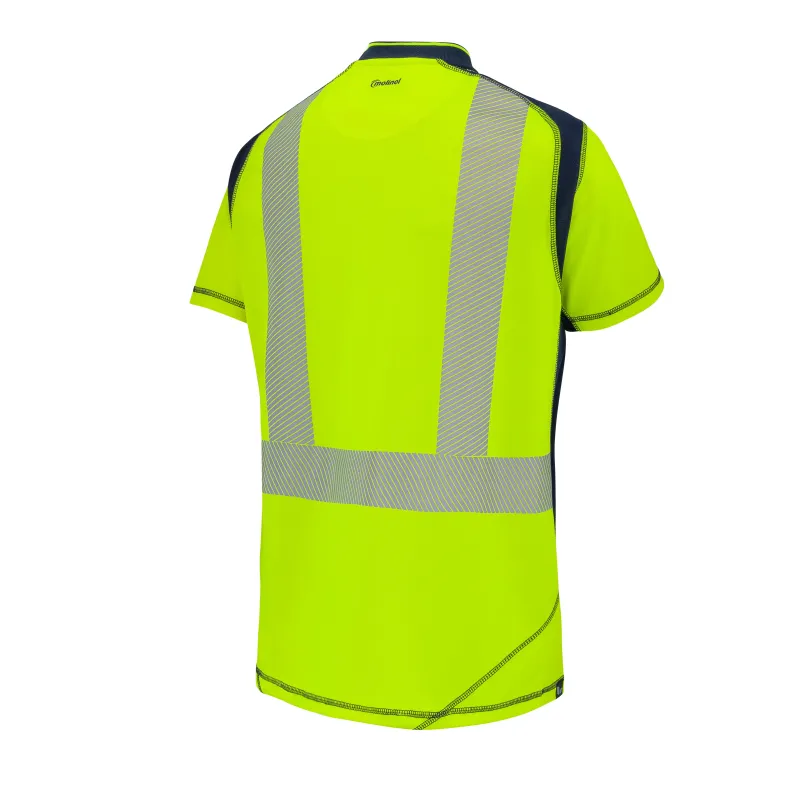 Fluorescent Yellow Luklight GRS® High Visibility Short Sleeve T-Shirt
