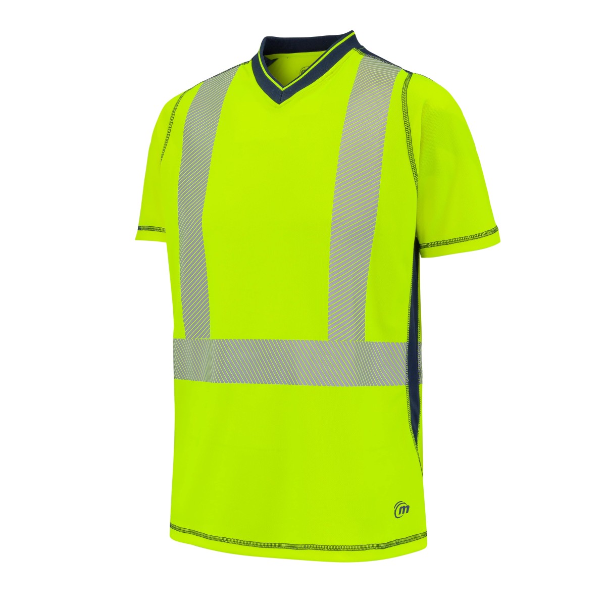 Fluorescent Yellow Luklight GRS® High Visibility Short Sleeve T-Shirt